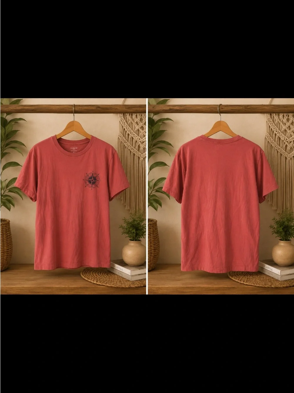 J. Crew Men's Short-Sleeve Compass Pocket Tee - large